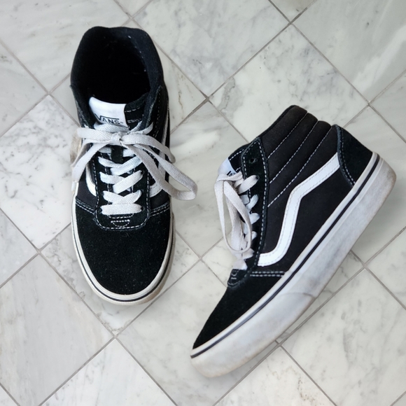 Vans Other - Vans Shoes High Top Old Skool Sneakers Black 2 Youth
